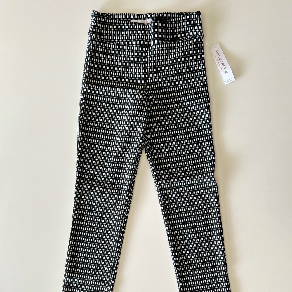 NWT - Margaret M Women’s Emer Printed Knit Straight Leg Pant Size XS